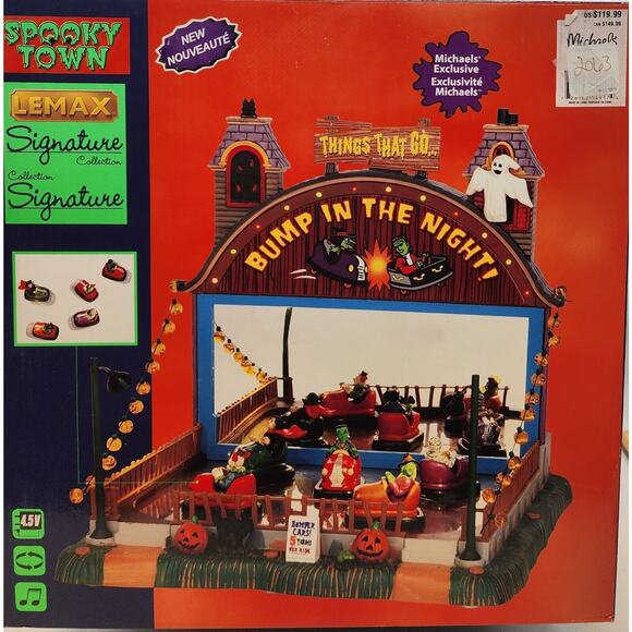 Nice Lemax Spooky Town "Bump In The Night" #54917, RETIRED 2023
